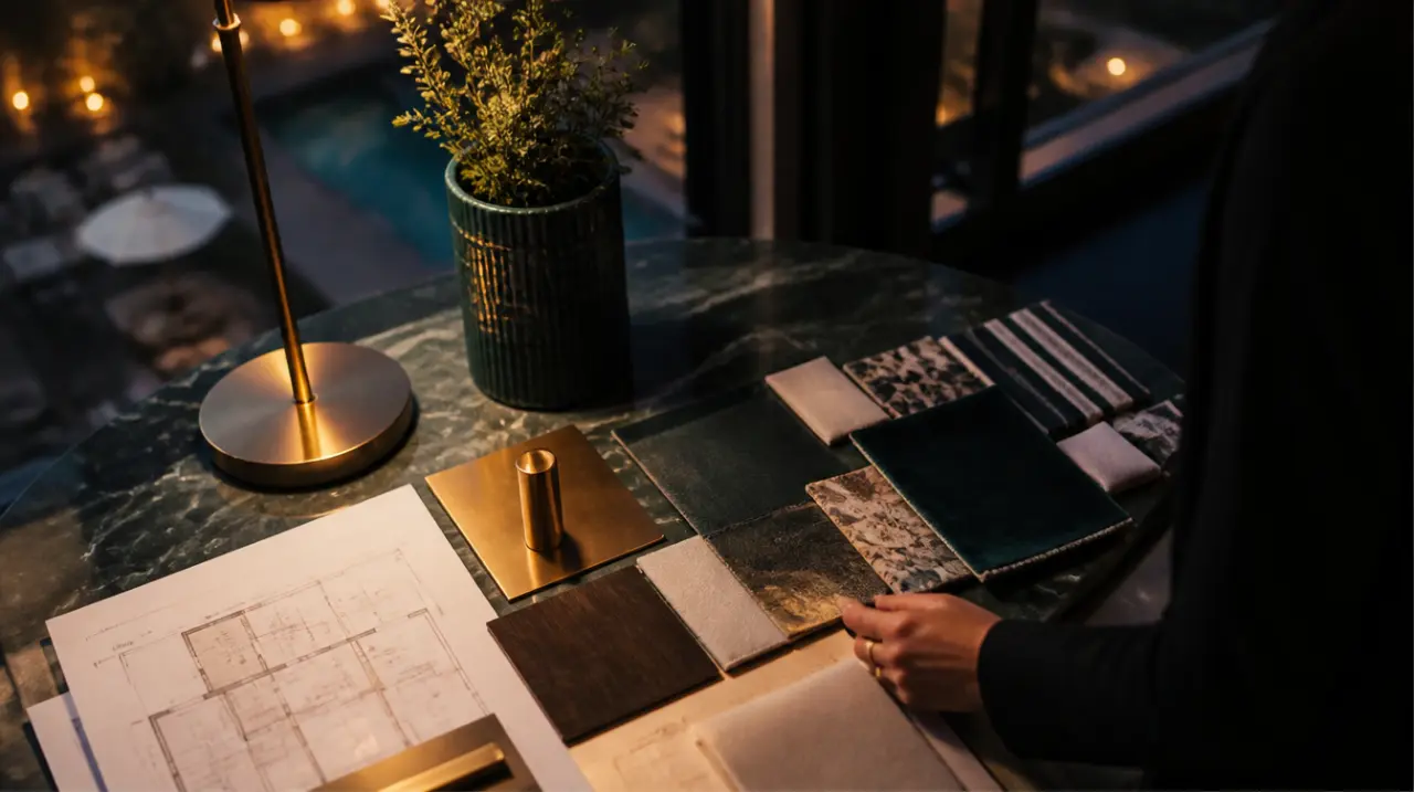 The FF&E package inside the construction documents